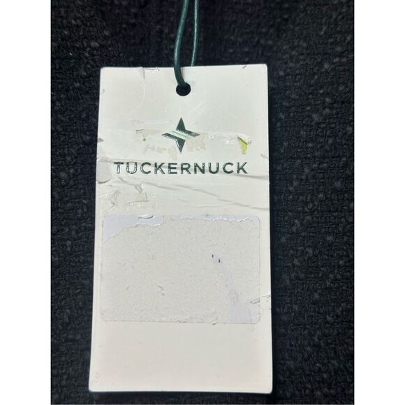 NWT TUCKERNUCK Black Textured Myla Effortless Chic Romper Women's Medium - Picture 7 of 14